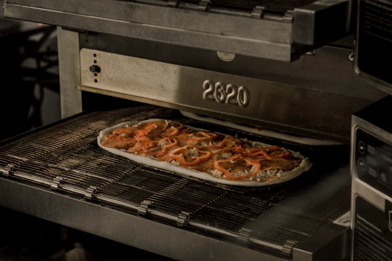 Juicy artisan burger with fresh toppings